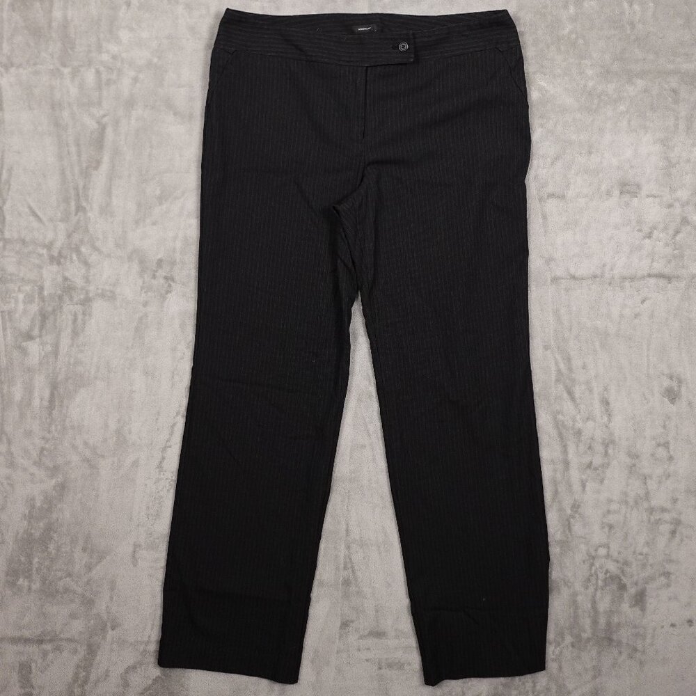 Worthington black pinstripe dress pants 14 modern fit